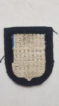 Originalt Estonia/Eesti - Sleeve Shield for Volunteers in the 20th Waffen SS Grenadier Division (Estonian No. 1)
