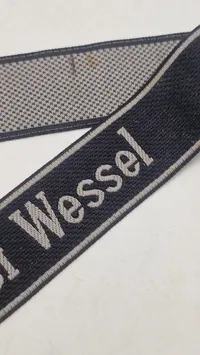 Original  Waffen-SS cuffband HORST WESSEL EM/NCO