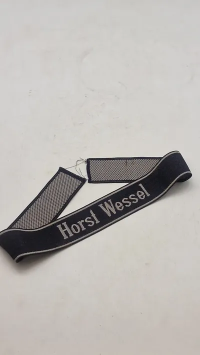 Original  Waffen-SS cuffband HORST WESSEL EM/NCO