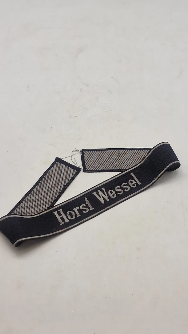 Original  Waffen-SS cuffband HORST WESSEL EM/NCO