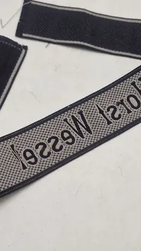 Original  Waffen-SS cuffband HORST WESSEL EM/NCO
