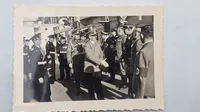 Originale private fotos af Hitler ved krigsskib