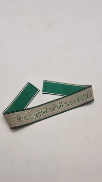 Original SS cuff title "Östtürkischer Waffen-Verband der SS"