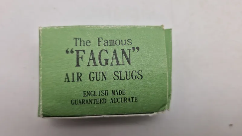 Original æske til “Fagan” hagl