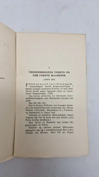 Samling WW1 bøger