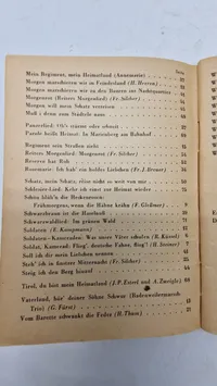 Originalt eks af  "Das Neue Soldaten Liederbuch“