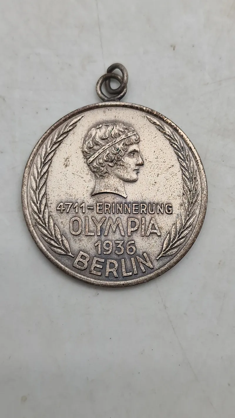 Original erindringsmedalje fra Sommer-OL 1936 i Berlin.