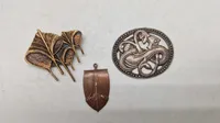 Samling Smykker i Vikinge stil 1930/ 40erne