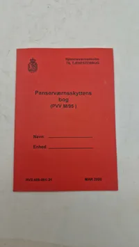Samling lærebøger mm fra forsvaret