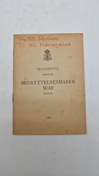 Samling lærebøger mm fra forsvaret