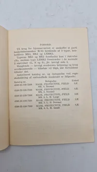 Samling lærebøger mm fra forsvaret