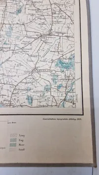 Originalt Dansk M23 hærkort