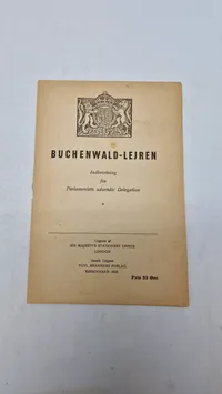 Hæfter omhandlende Buchenwald kz-lejr