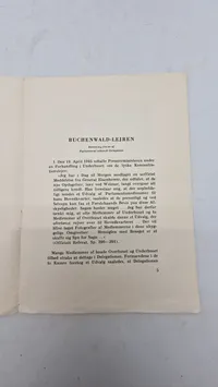 Hæfter omhandlende Buchenwald kz-lejr