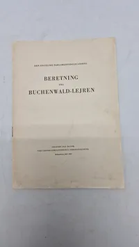 Hæfter omhandlende Buchenwald kz-lejr
