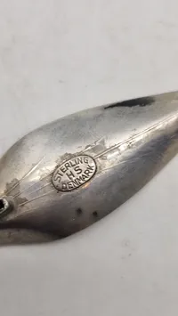 Original  Hermann Siersbøl broche af Sterling sølv