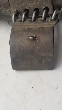 MG 42 Samling originale deaktiverede 8X57JS patroner i bælte, ww2
