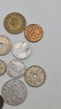 Samling originale danske mønter