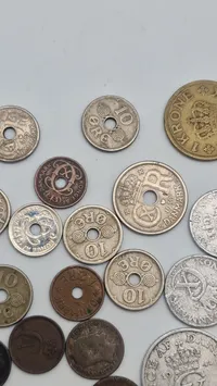 Samling originale danske mønter