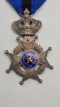 Ridderkors - Belgium, Kingdom. An order of Leopold W V class Knight C 1910