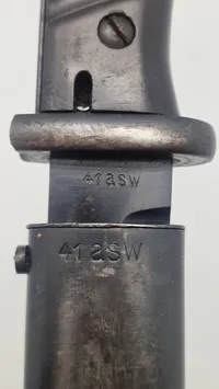 K.98 bajonet nummerens. 9038 g asw 41