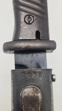 K.98 bajonet nummerens. 9038 g asw 41