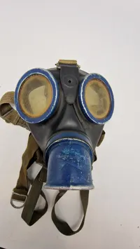 Original Tysk gummi gasmaske M38 Stemplet clf/ str 3