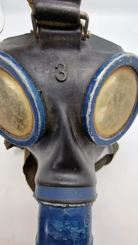 Original Tysk gummi gasmaske M38 Stemplet clf/ str 3