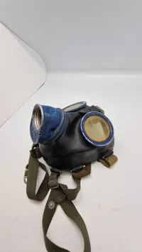 Original Tysk gummi gasmaske M38 Stemplet clf/ str 3