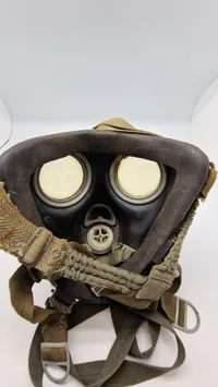 Original Tysk gummi gasmaske M38 Stemplet clf/ str 3