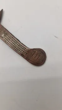 Papirkniv af granat og mønt souvenir 1 VK