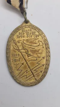 Original WWI Imperial German Kyffhauserbund 1918 Veterans Medal