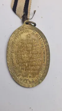Original WWI Imperial German Kyffhauserbund 1918 Veterans Medal