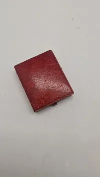 Original dansk tildelingsæske røde kors medalje WW1  (Anton Michelsen)