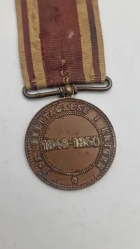Original dansk krigs deltager medalje 1848-50