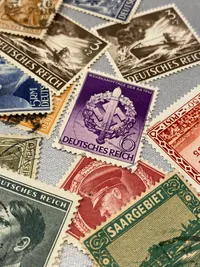 Samling originale tyske frimærker - ww2