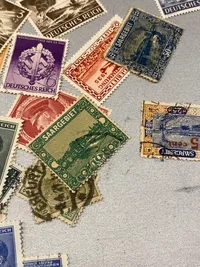 Samling originale tyske frimærker - ww2