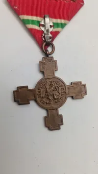 Originalt mindekors for Bulgariens uafhængighed i 1908.