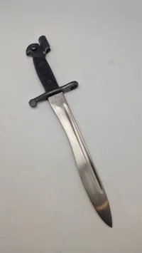Original WW2 Spanish M1941 Toledo Bolo bajonet med anden montage