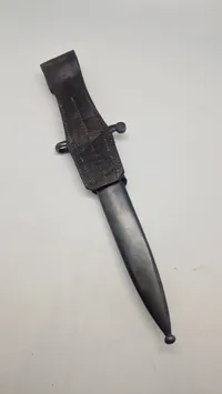 Original WW2 Spanish M1941 Toledo Bolo bajonet med anden montage