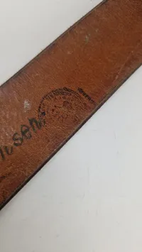 Originalt Sjældent Dansk bælte for kadet dolk Marinen