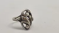 Fingerring 830 sølv