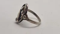Fingerring 830 sølv