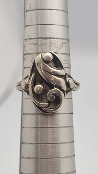 Fingerring 830 sølv