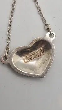 Hjerte halskæde, 925 sterlingsølv