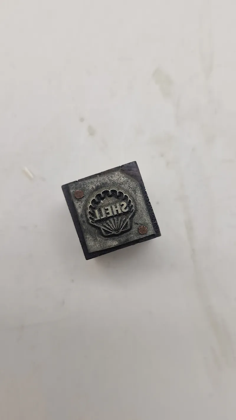 Sjældent Shell stempel