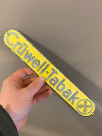 Crüwell-Tabak skilt fra 1930’erne