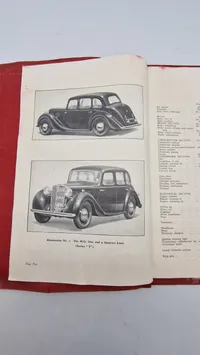 original instruktionsbog for en MG "One and a Quarter Litre" (Series "Y").