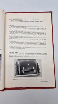 original instruktionsbog for en MG "One and a Quarter Litre" (Series "Y").