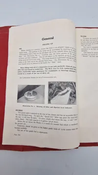 original instruktionsbog for en MG "One and a Quarter Litre" (Series "Y").